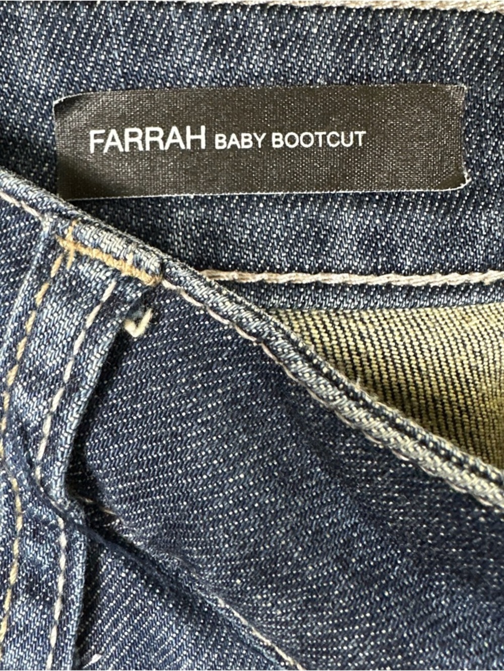 Kut From The Kloth Farrah Baby Bootcut Jeans Size 8 - Picture 4 of 6
